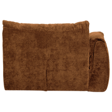 Load image into Gallery viewer, BAGGY 1-SEATER ELEMENT WITH ARM LEFT 3D CHENILLE MID BROWN