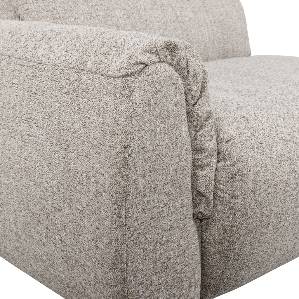 BAGGY 1-SEATER ELEMENT WITH ARM LEFT NATURAL MELANGE