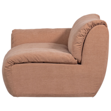 Laden Sie das Bild in den Galerie-Viewer, BAGGY 1-SEATER ELEMENT WITH ARM LEFT WOVEN CHENILLE OLD PINK