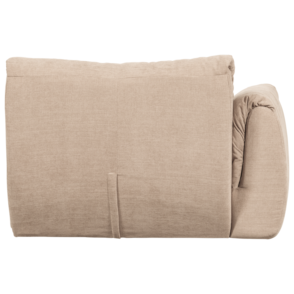 BAGGY 1-SEATER ELEMENT WITH ARM LEFT WOVEN CHENILLE SAND