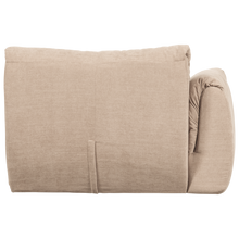 Laden Sie das Bild in den Galerie-Viewer, BAGGY 1-SEATER ELEMENT WITH ARM LEFT WOVEN CHENILLE SAND