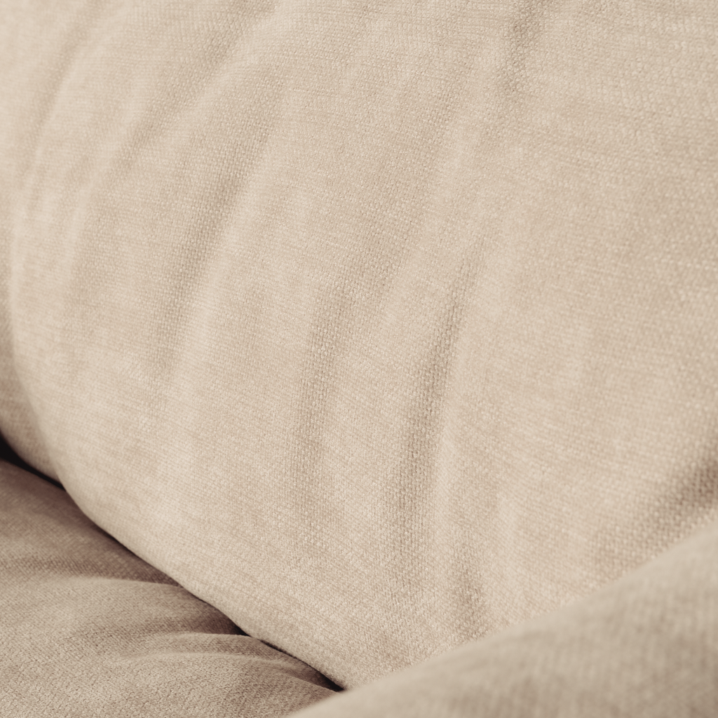 BAGGY 1-SEATER ELEMENT WITH ARM RIGHT WOVEN CHENILLE SAND