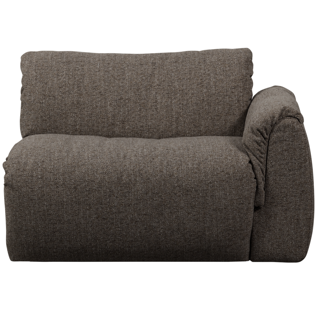 BAGGY 1-SEATER ELEMENT WITH ARM RIGHT WARM GREY MELANGE