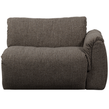 Carica l'immagine nel visualizzatore di Gallery, BAGGY 1-SEATER ELEMENT WITH ARM RIGHT WARM GREY MELANGE