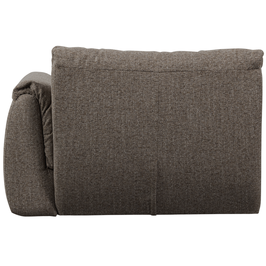 BAGGY 1-SEATER ELEMENT WITH ARM RIGHT WARM GREY MELANGE