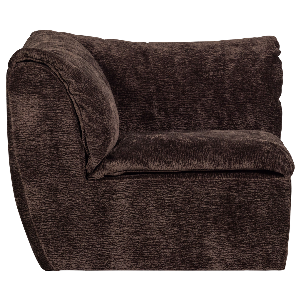 BAGGY CORNER ELEMENT 3D CHENILLE DARK BROWN