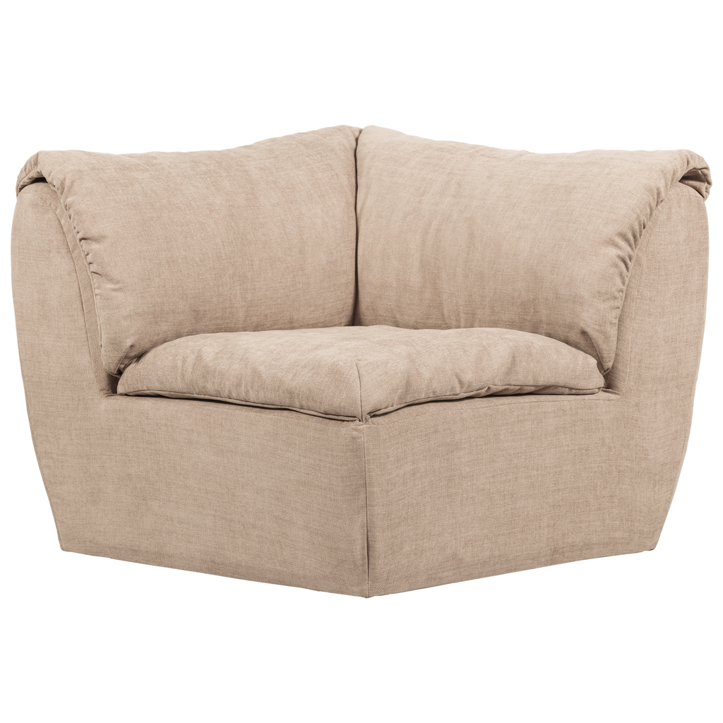 BAGGY CORNER ELEMENT WOVEN CHENILLE SAND