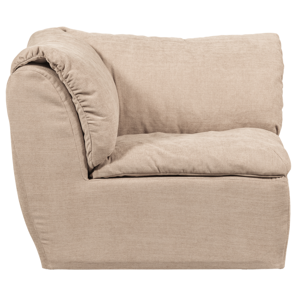 BAGGY CORNER ELEMENT WOVEN CHENILLE SAND