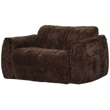 Load image into Gallery viewer, BAGGY LOVESEAT 3D CHENILLE DARK BROWN