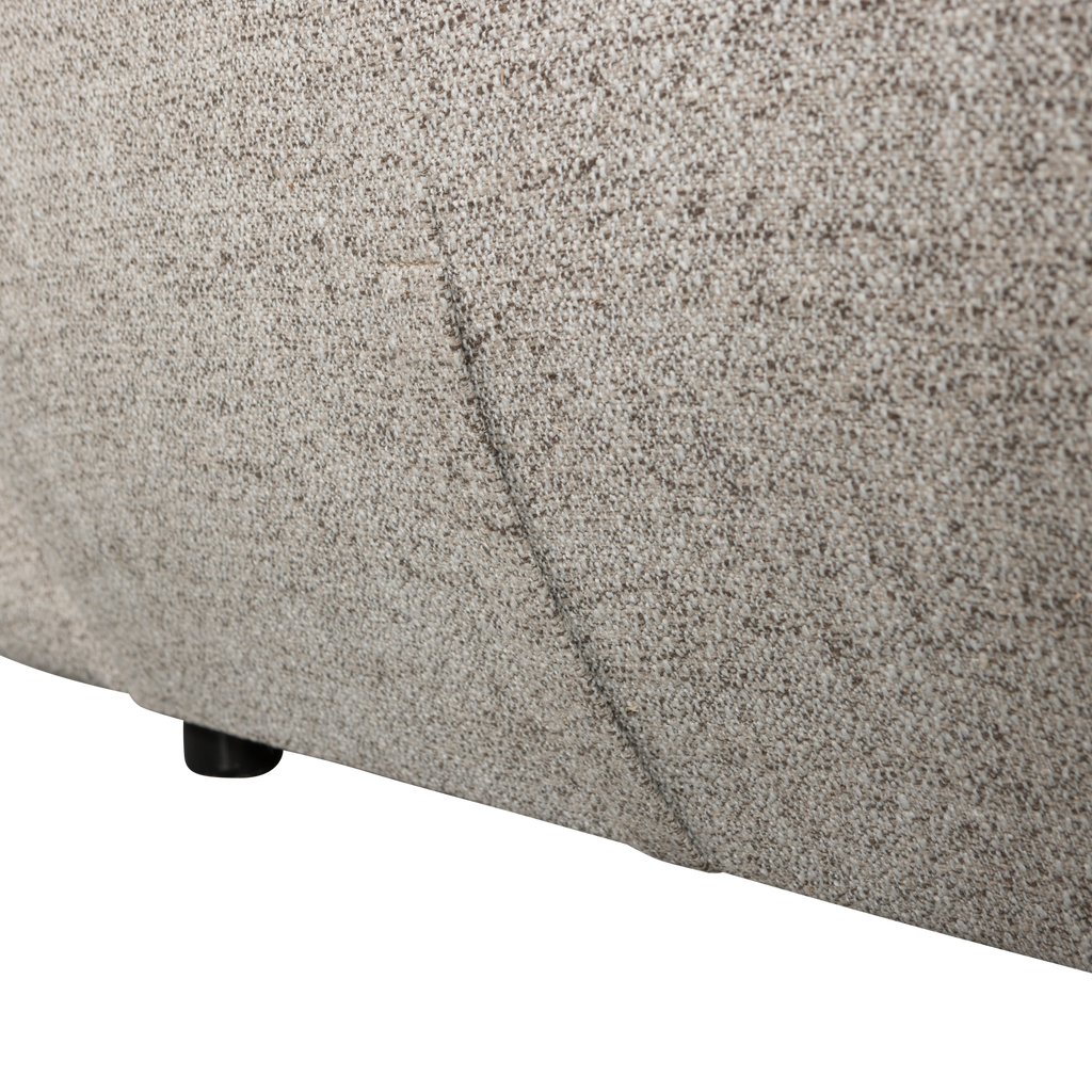 BAGGY LOVESEAT WOVEN FABRIC NATURAL MELANGE