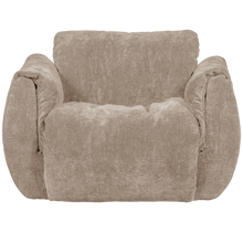 Load image into Gallery viewer, BAGGY SWIVEL ARMCHAIR 3D CHENILLE SAND