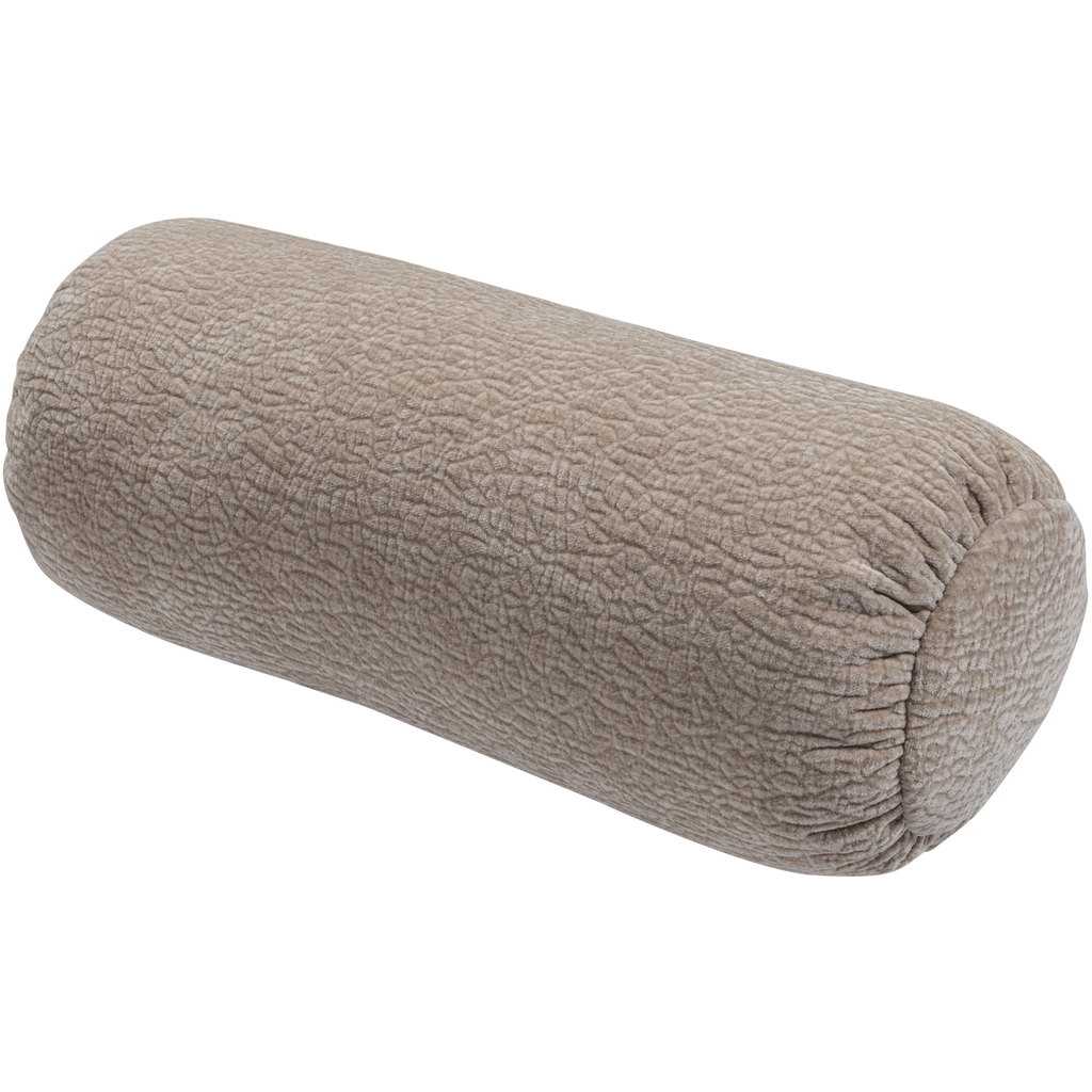 BAGGY ROLL CUSHION 50xO23CM 3D CHENILLE SAND