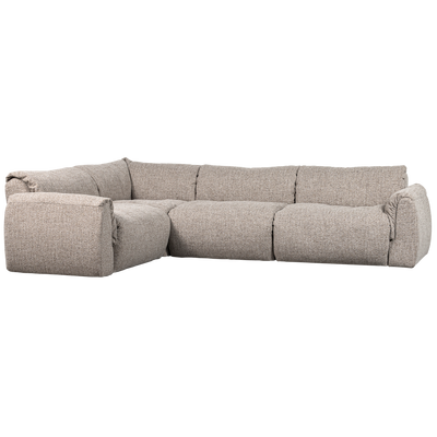 BAGGY CORNER SOFA LEFT WOVEN FABRIC NATURAL MELANGE