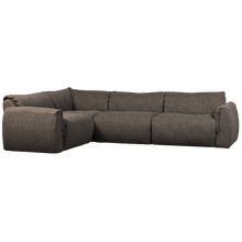 Carica l'immagine nel visualizzatore di Gallery, BAGGY CORNER SOFA LEFT WOVEN FABRIC WARM GREY MELANGE
