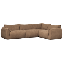 Carica l'immagine nel visualizzatore di Gallery, BAGGY CORNER SOFA RIGHT WOVEN CHENILLE BROWN