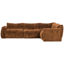 Carica l'immagine nel visualizzatore di Gallery, BAGGY CORNER SOFA RIGHT 3D CHENILLE MID BROWN