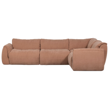 Carica l'immagine nel visualizzatore di Gallery, BAGGY CORNER SOFA RIGHT WOVEN CHENILLE OLD PINK