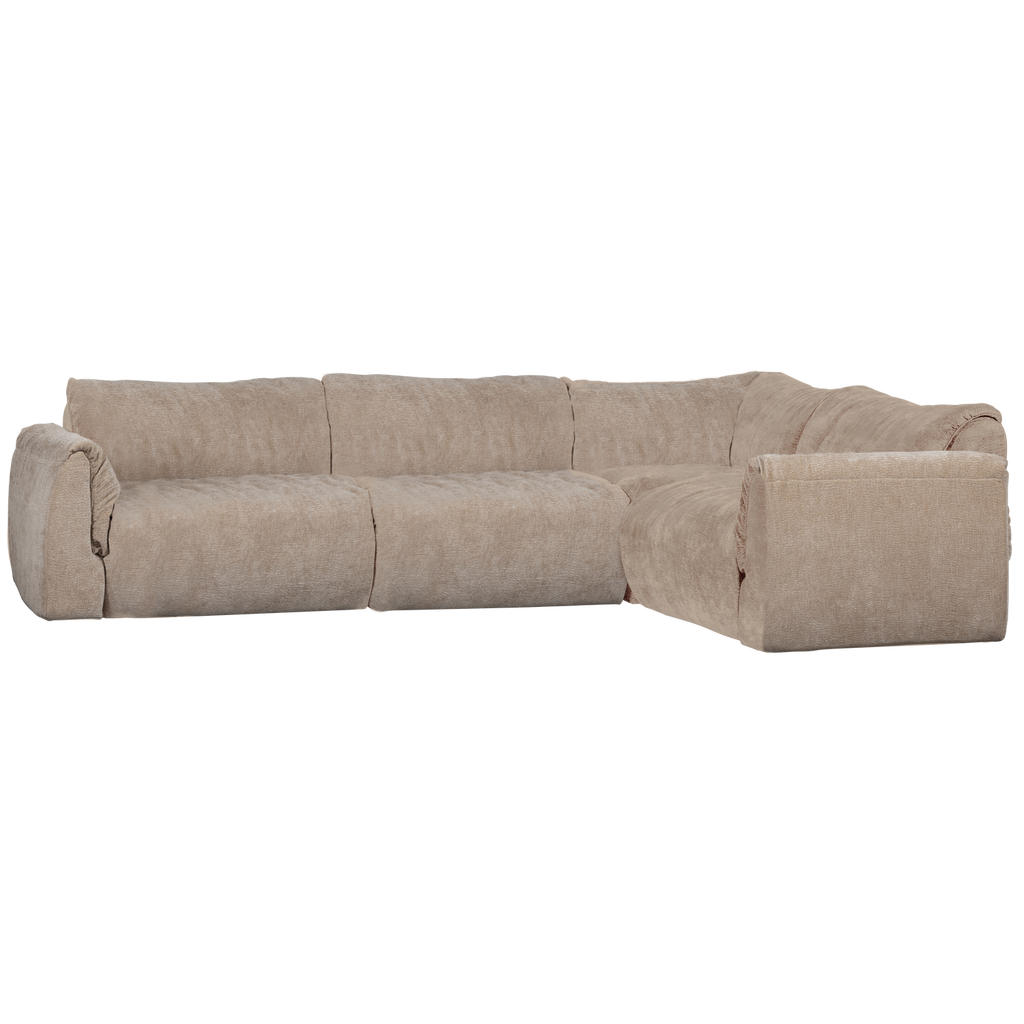 BAGGY CORNER SOFA RIGHT 3D CHENILLE SAND