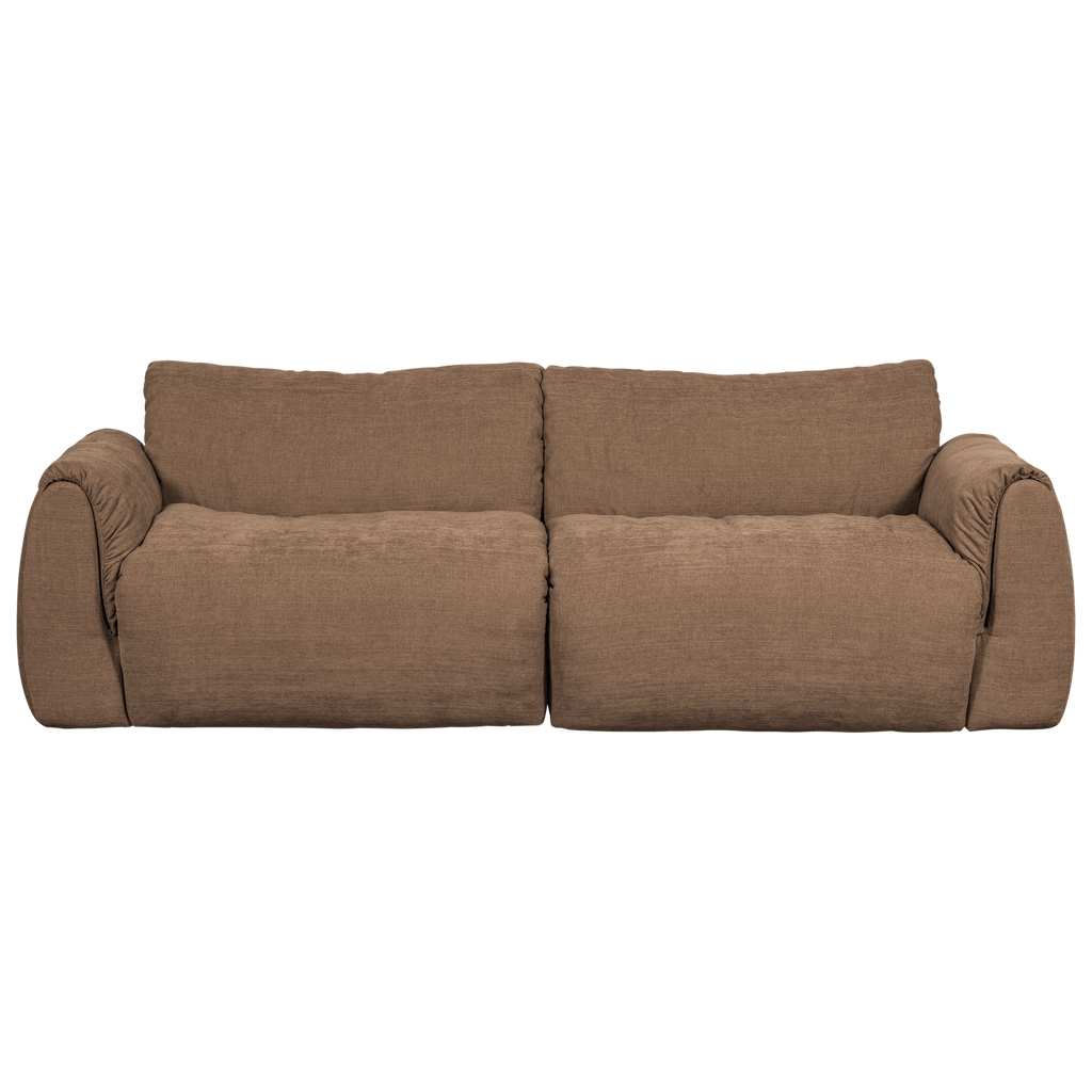 BAGGY 2-SEATER WOVEN CHENILLE BROWN