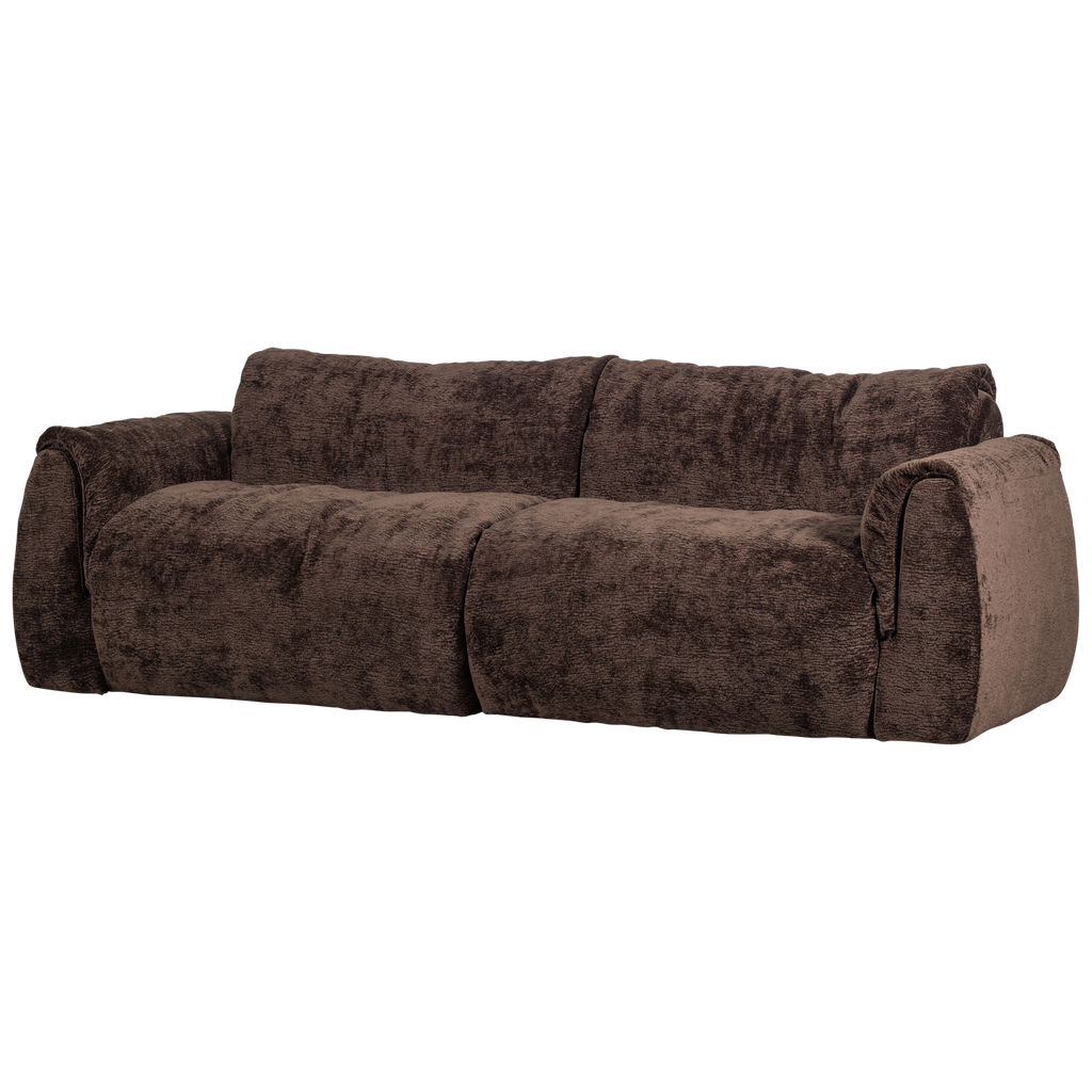 BAGGY 2-SEATER 3D CHENILLE DARK BROWN