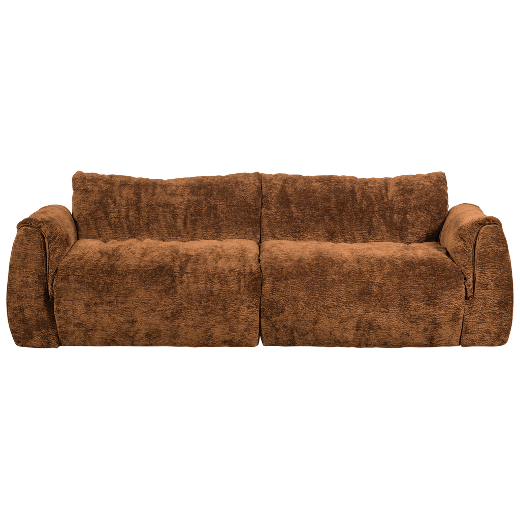 BAGGY 2-SEATER 3D CHENILLE MID BROWN