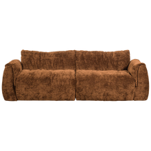 Laden Sie das Bild in den Galerie-Viewer, BAGGY 2-SEATER 3D CHENILLE MID BROWN