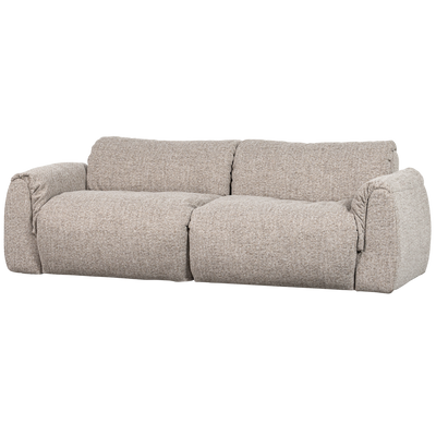 BAGGY 2-SEATER WOVEN FABRIC NATURAL MELANGE