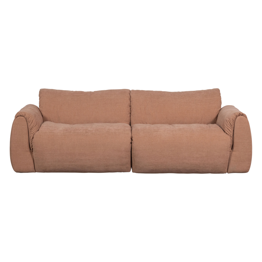 BAGGY 2-SEATER WOVEN CHENILLE OLD PINK