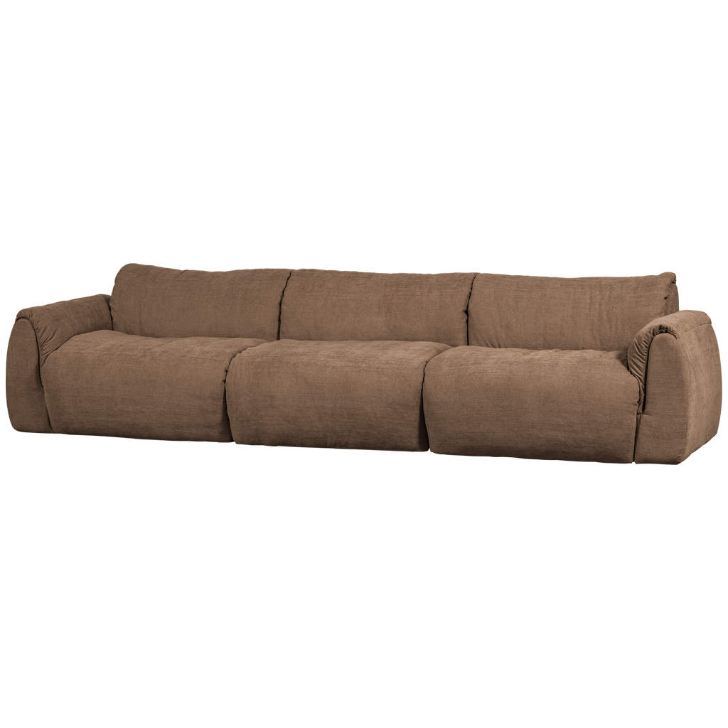 BAGGY 3-SEATER WOVEN CHENILLE BROWN