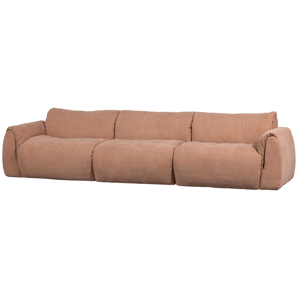BAGGY 3-SEATER WOVEN CHENILLE OLD PINK