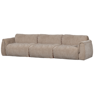 BAGGY 3-SEATER 3D CHENILLE SAND