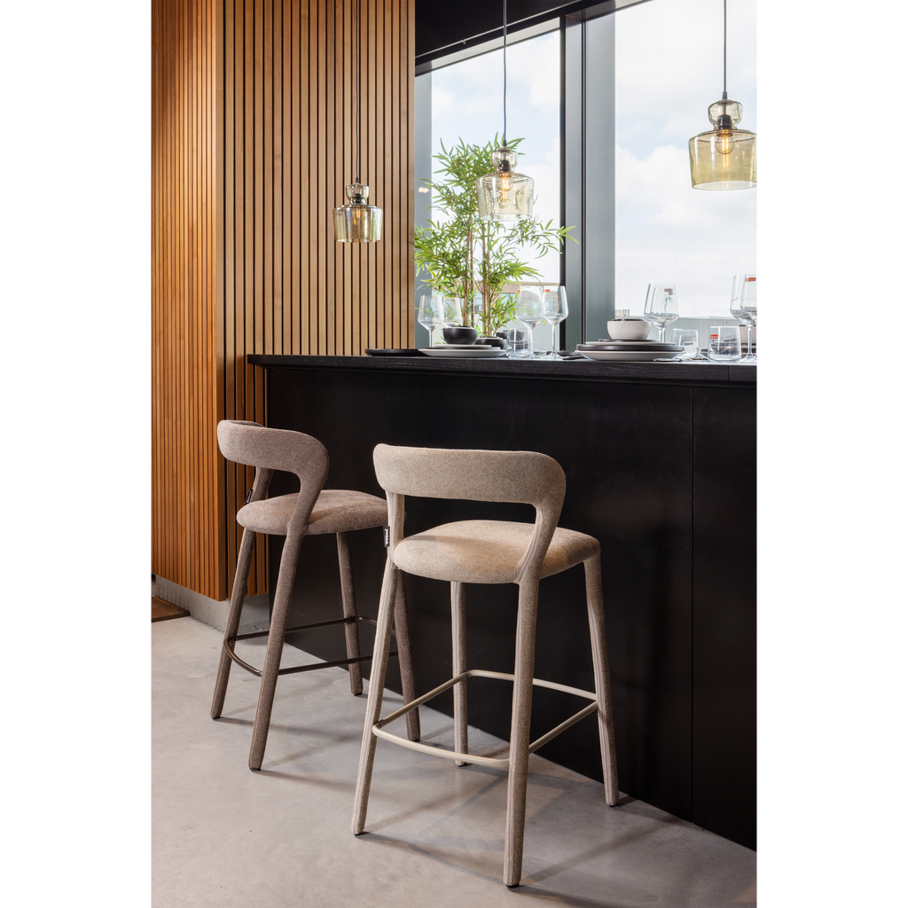 NOBLE BAR STOOL TAUPE
