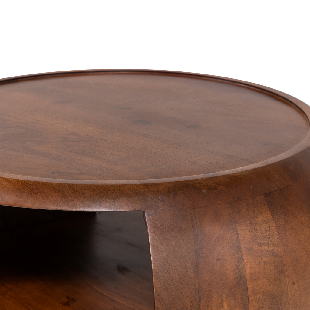 COLE COFFEE TABLE MANGO WOOD BROWN