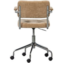 Load image into Gallery viewer, KOVA OFFICE CHAIR WOVEN RIB FABRIC DARK SAND