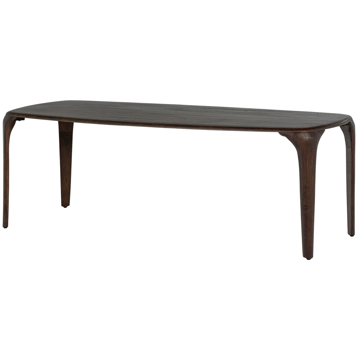 FIORE DINING TABLE MANGO WOOD DARK BROWN 230x95 CM