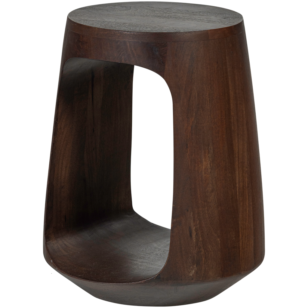 BAYO SIDE TABLE MANGO WOOD WALNUT