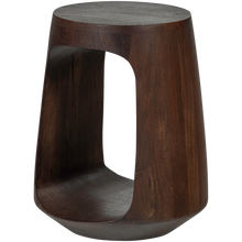 Load image into Gallery viewer, BAYO SIDE TABLE MANGO WOOD WALNUT