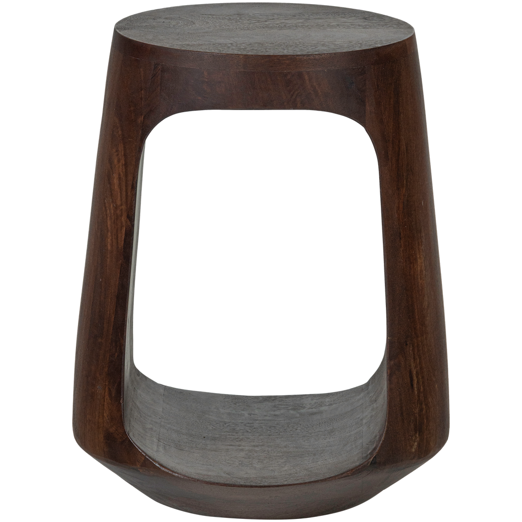 BAYO SIDE TABLE MANGO WOOD WALNUT