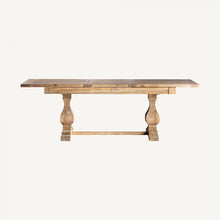 Load image into Gallery viewer, Extendable elm wood table
