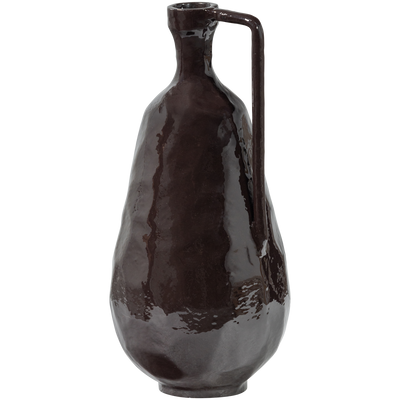 INDRE VASE ALUMINIUM BROWN