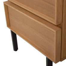 Load image into Gallery viewer, TOURS DRESSER/NIGHTSTAND WITH 2 DRAWERS MELAMINE/MDF NATURAL