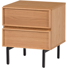 Load image into Gallery viewer, TOURS DRESSER/NIGHTSTAND WITH 2 DRAWERS MELAMINE/MDF NATURAL