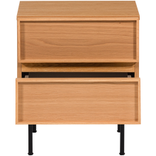 Load image into Gallery viewer, TOURS DRESSER/NIGHTSTAND WITH 2 DRAWERS MELAMINE/MDF NATURAL