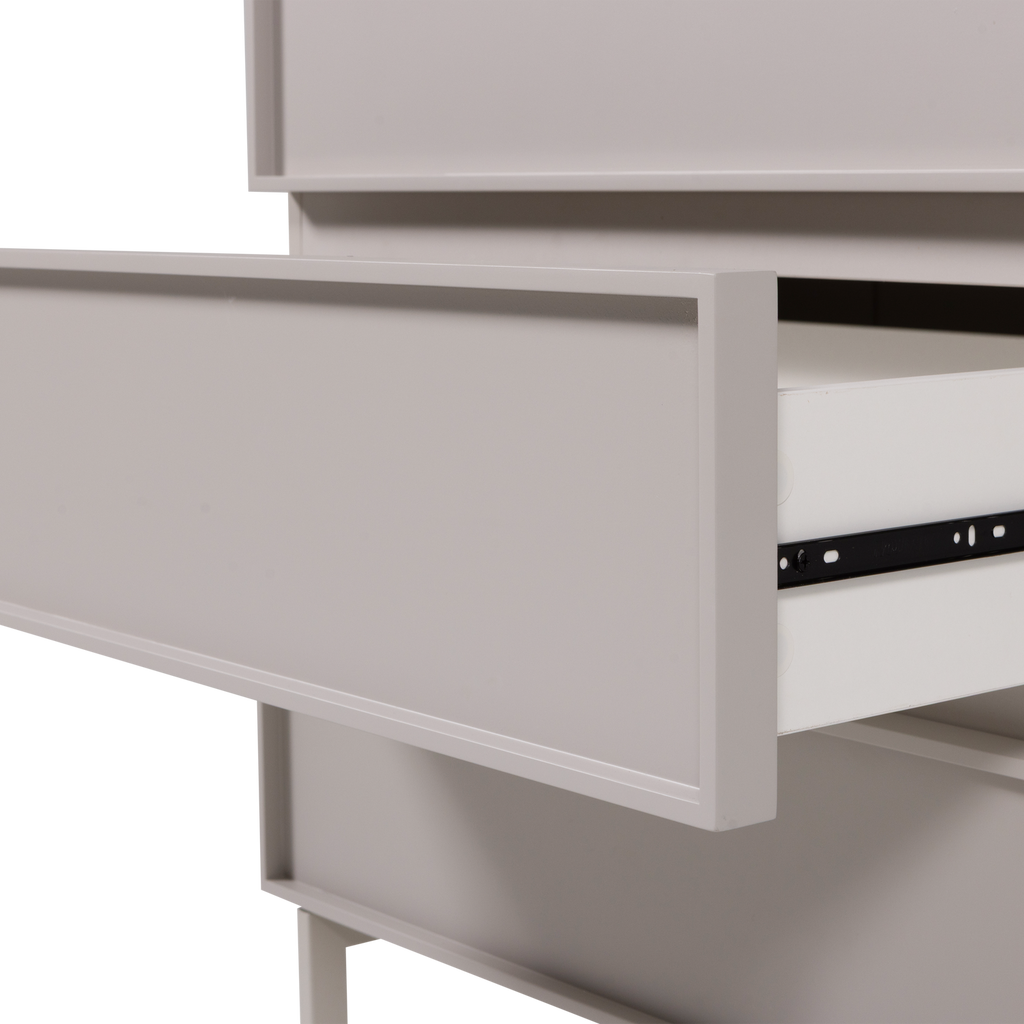 TOURS DRESSER 4 DRAWERS MELAMINE/MDF SAND