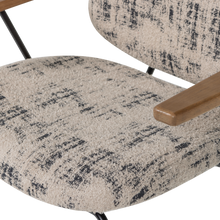 Load image into Gallery viewer, AURE ARMCHAIR CHENILLE BEIGE/BLACK