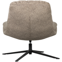 Load image into Gallery viewer, ARVE SWIVEL ARMCHAIR PRINTED FABRIC NATURAL MELANGE
