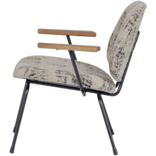 Load image into Gallery viewer, AURE ARMCHAIR CHENILLE BEIGE/BLACK