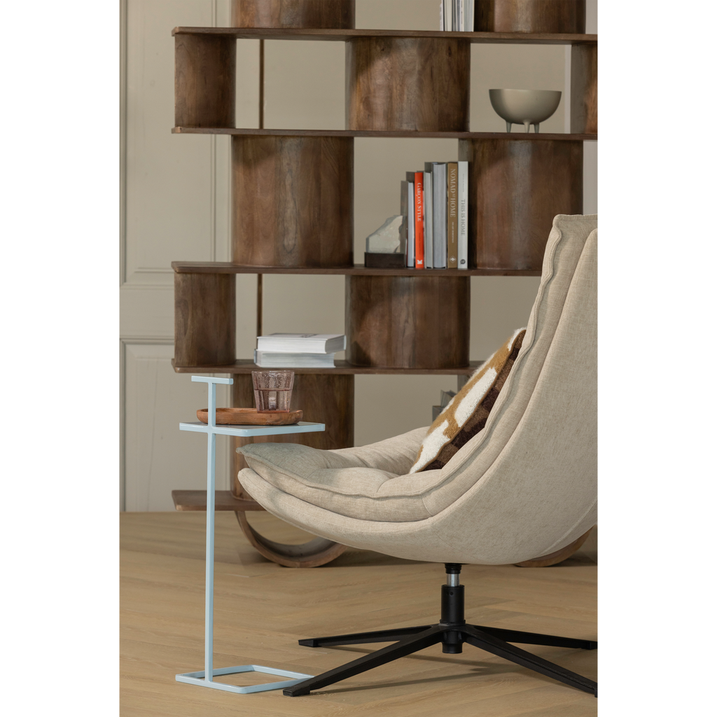 TOSTE SIDE TABLE METAL LIGHT BLUE