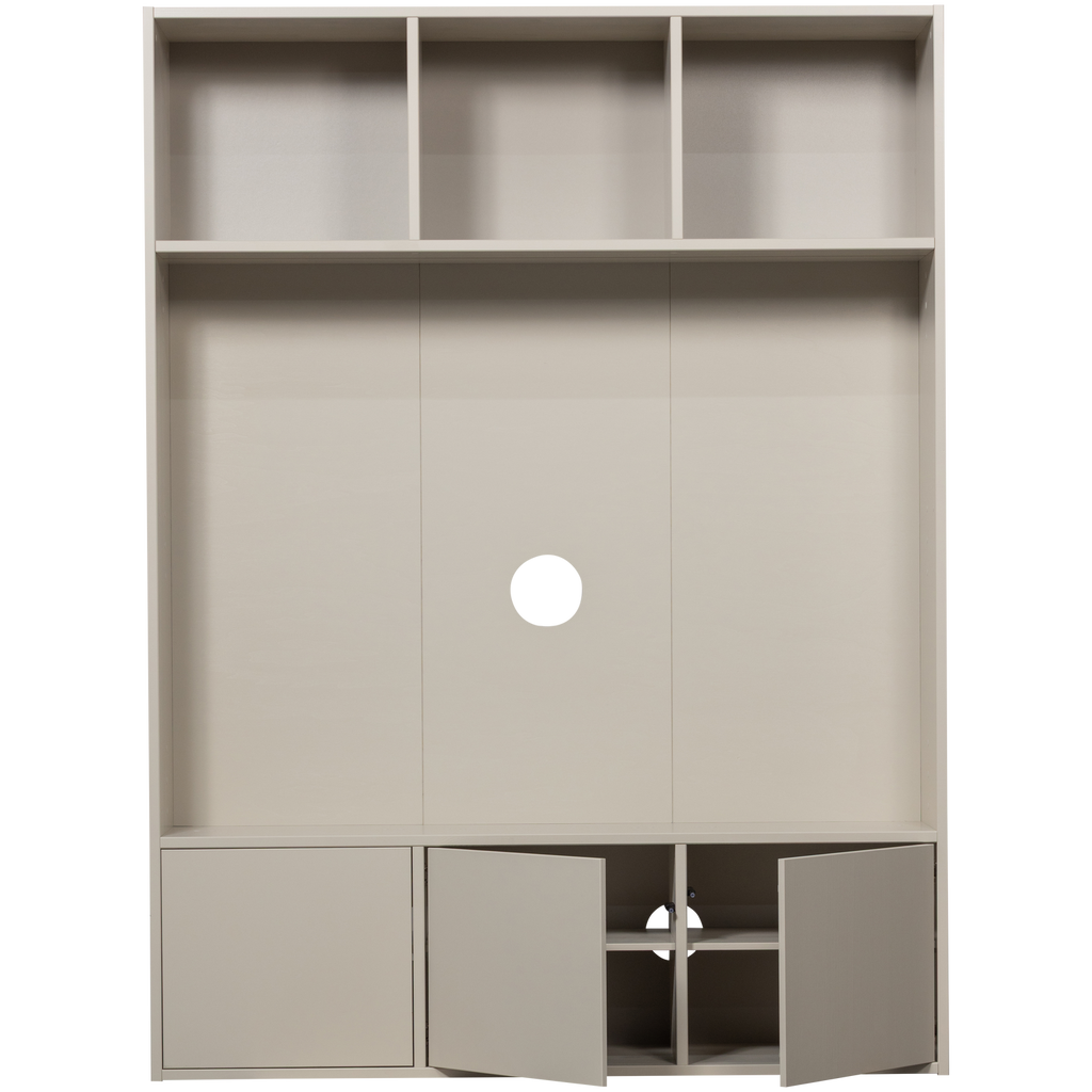 MEGGY TV STORAGE CABINET 160 CM PINE DUST [fsc]