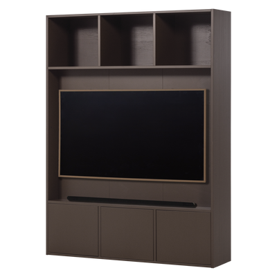 MEGGY TV STORAGE CABINET 160 CM PINE MID BROWN [fsc]